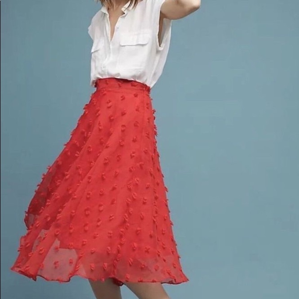 Anthro StyleKeeper Marlow textured skirt